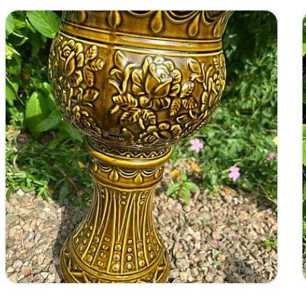 bloempot, Rond, Ophalen of Verzenden, Aardewerk, Minder dan 40 cm