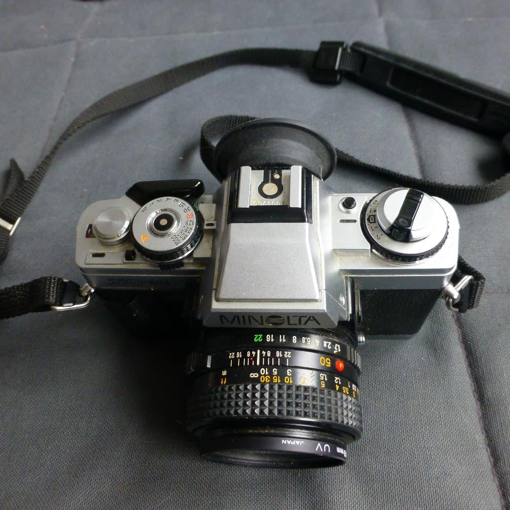 *Minolta XG -M camera, Audio, Tv en Foto, Fotocamera's Analoog, Ophalen of Verzenden, Gebruikt, Compact, Minolta