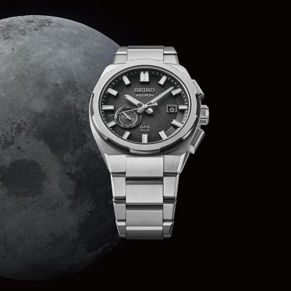Seiko Astron SSJ025J1 Solar GPS titanium horloge 43 mm, Sieraden, Tassen en Uiterlijk, Horloges | Heren, Polshorloge, Overige materialen
