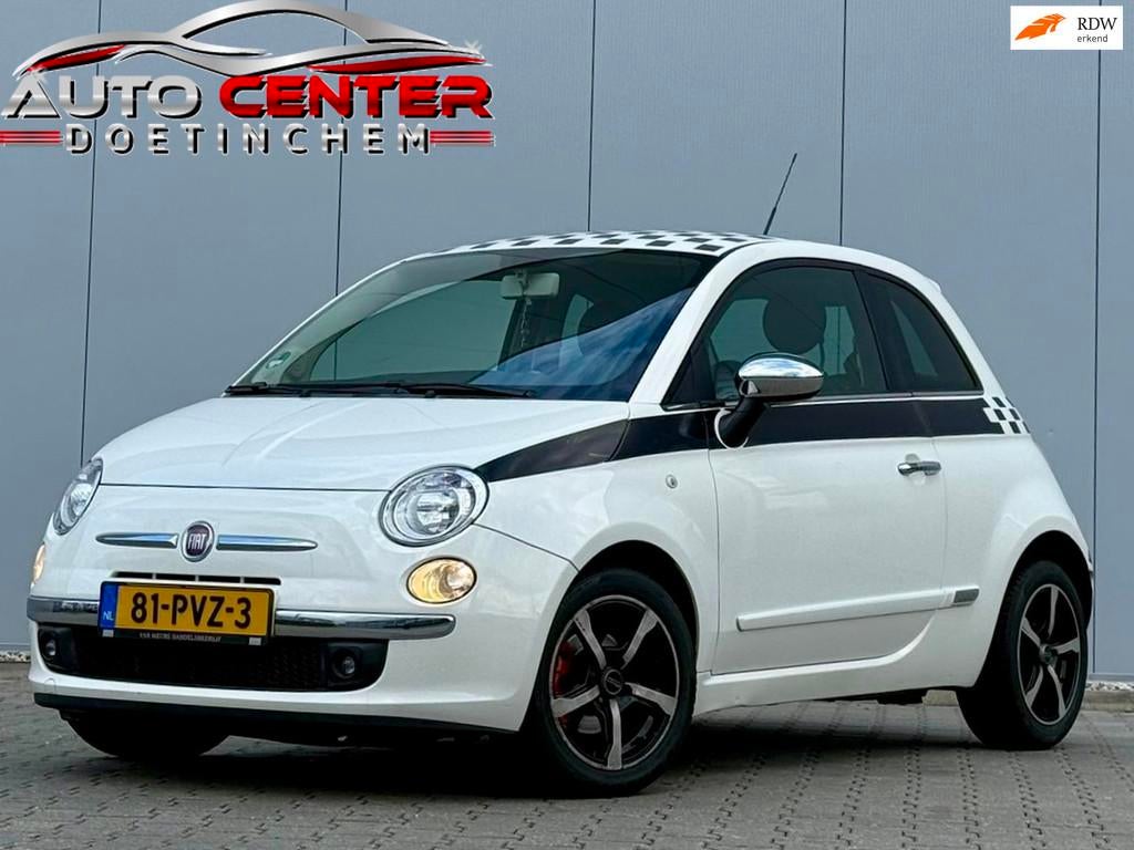 Fiat 500 0.9 TwinAir Sport Automaat Airco, Euro 5, 86 pk, Gebruikt, Leder en Stof