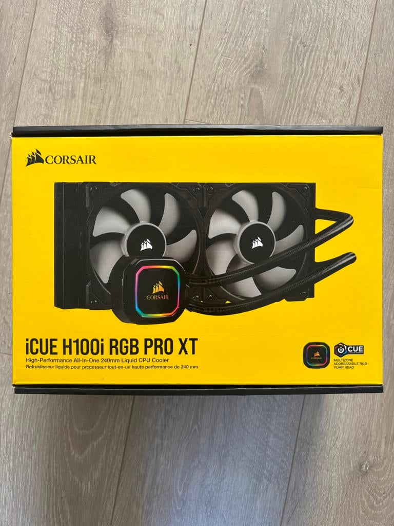 iCUE H100i RGB PRO XT, Computers en Software, Ophalen, Zo goed als nieuw, Waterkoeling