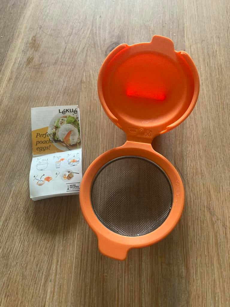 Lékué Poached Egg Maker - Perfect gepocheerde eieren!, Overige typen, Kunststof, Ophalen of Verzenden, Zo goed als nieuw