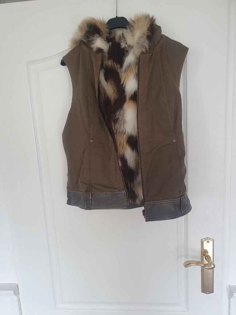 Bodywarmer, Ophalen, Bruin, Maat 42/44 (L), Onbekend