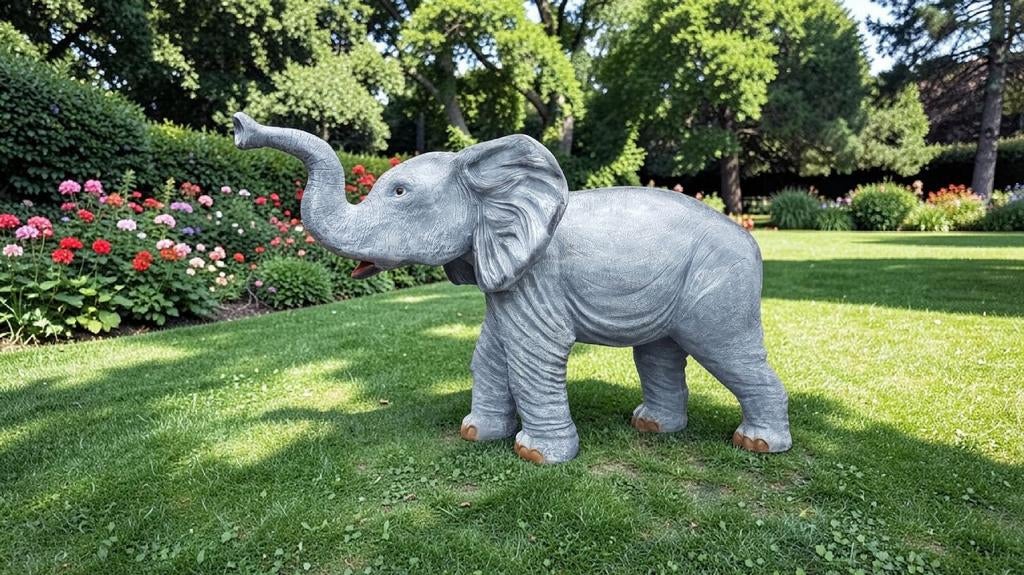 Beeld olifant kalf beeld, tuinbeeld koe, kalfjes, koe beeld, Verzamelen, Ophalen, Nieuw, Boerderijdier, Beeldje of Figuurtje