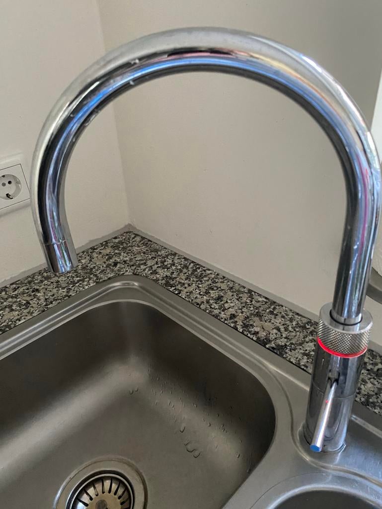 Quooker reservoir combi + met mengkraan Flex round silver., Doe-het-zelf en Verbouw, Sanitair, Ophalen of Verzenden, Gebruikt