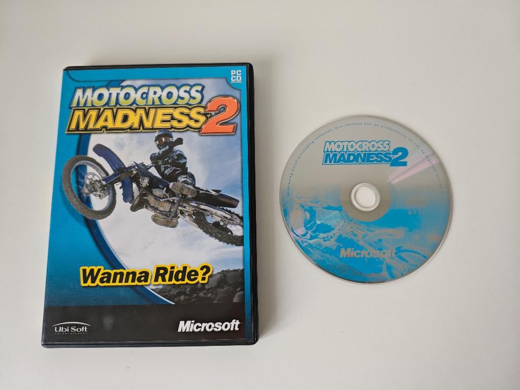 Motocross Madness 2 PC Game Spel, Gebruikt, 1 speler, Racen en Vliegen, Ophalen of Verzenden