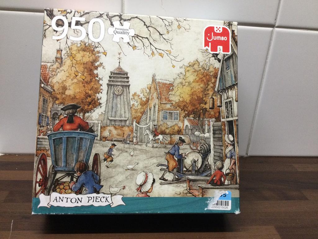 Puzzel van Anton Pieck, Ophalen, 500 t/m 1500 stukjes, Zo goed als nieuw, Legpuzzel