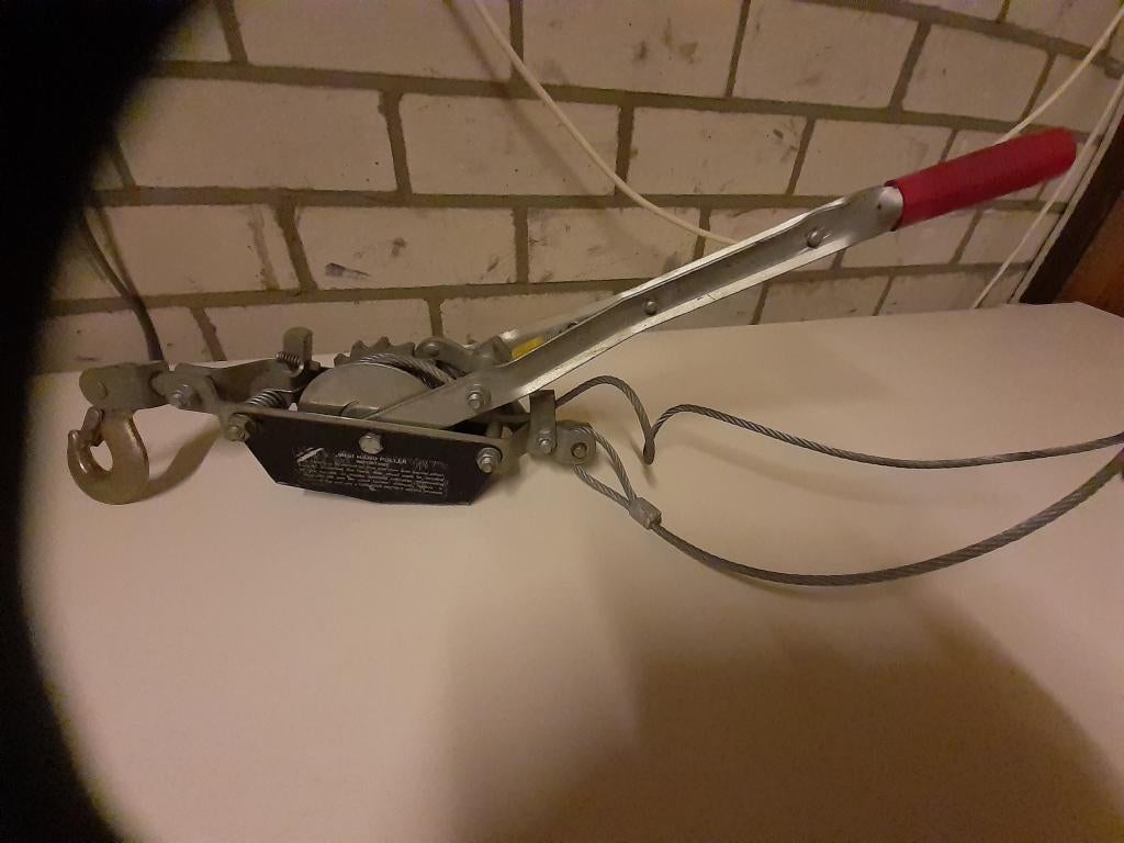 HANDPULLER mini, Ophalen, Gebruikt