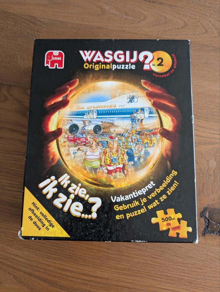 Wasgij Original puzzel nr 2 Vakantiepret 500 stukjes, Ophalen of Verzenden, 500 t/m 1500 stukjes, Gebruikt