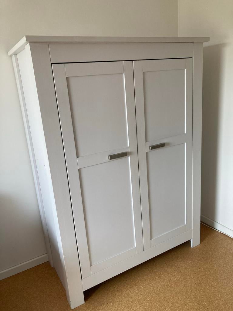 Witte commode en kinderkast set, Ophalen, Gebruikt, Kast, 105 cm of meer
