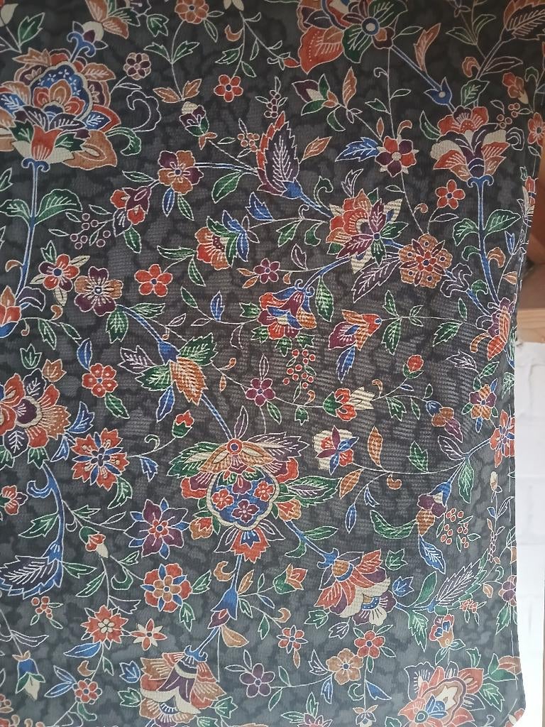 Traditionele Japanse Kimono red black flower, Ophalen of Verzenden