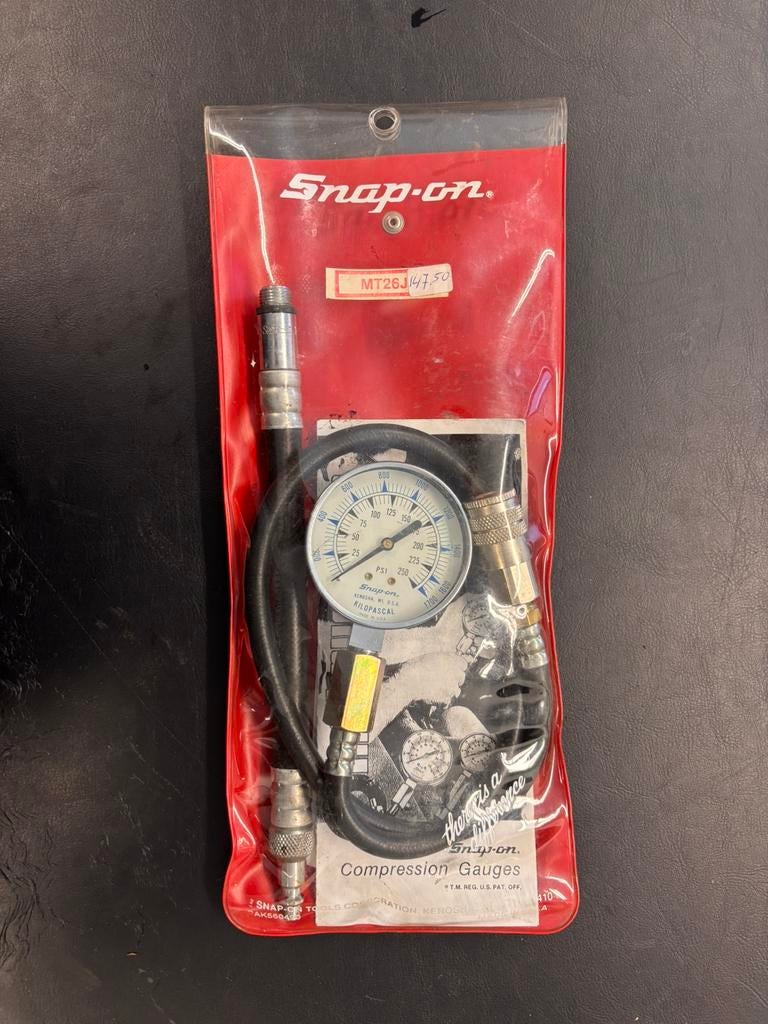 Snap-on MT26J Compressietester met adapter, Auto diversen, Autogereedschap, Ophalen of Verzenden, Nieuw