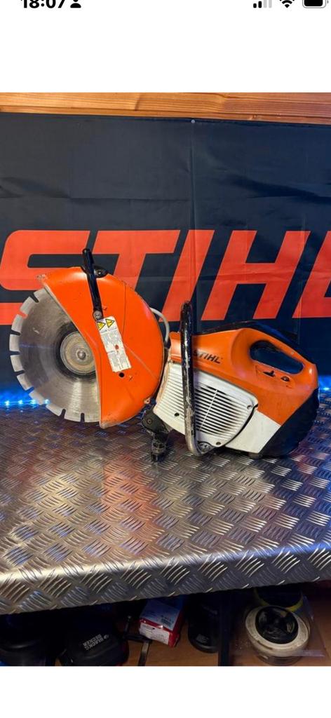 Stihl TS 420 Benzine Bandenzaag, Ophalen, Gebruikt