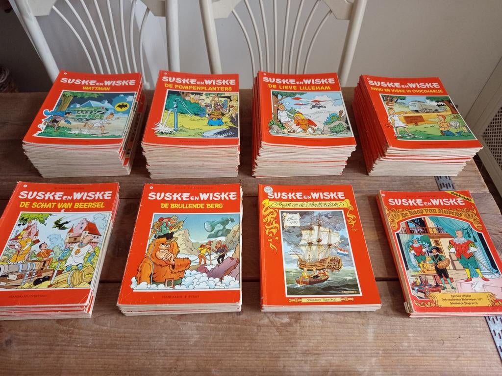 127x Suske en Wiske, Ophalen, Gebruikt
