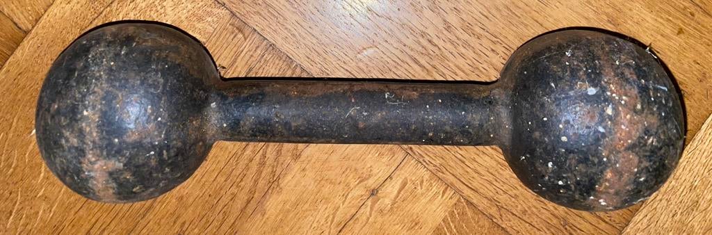 Halter 4 kg zwart gewicht dumbell metaal 6e, Ophalen of Verzenden, Zo goed als nieuw