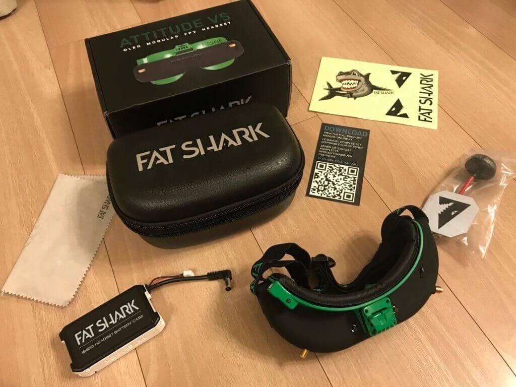 Fatshark Attitude V5 + Rapidfire Module en air 65 betafpv, Overige merken, Ophalen of Verzenden, Racedrone, Zo goed als nieuw