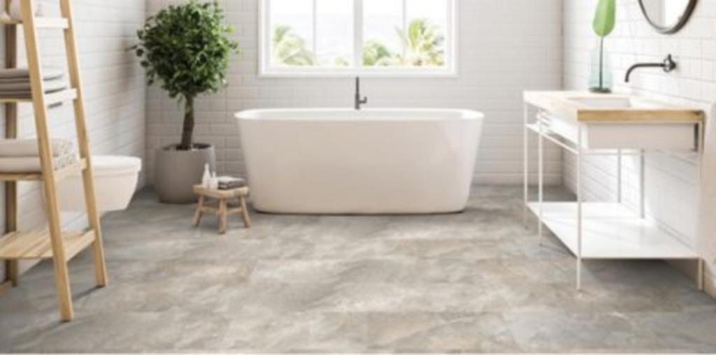 Pvc Dream Click Tegel New Castle 169M 5mm dik €17,95m2, Bruin, 75 m² of meer, Pvc click tegel model, Nieuw