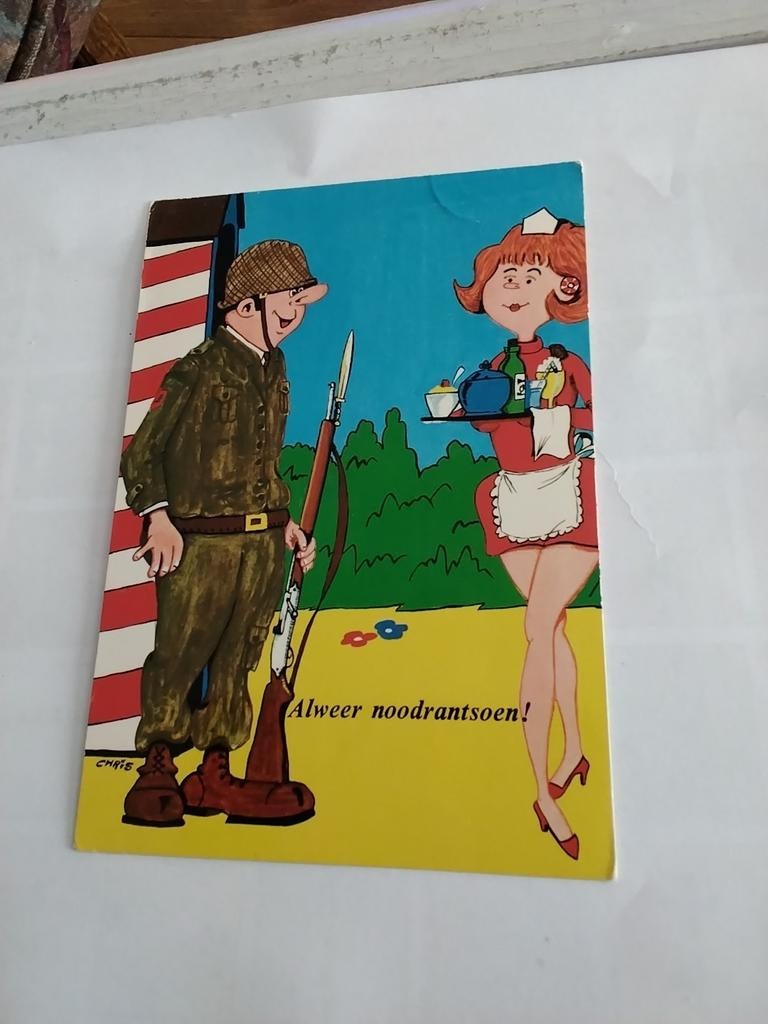 CHRIS.    ALWEER NOODRANTSOEN!, Ophalen of Verzenden, Voor 1920, Overige thema's