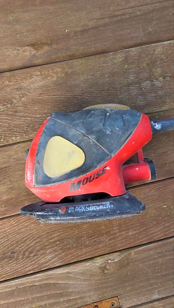 Black & Decker KA165GT Mouse Schuurmachine - Werkt, Ophalen of Verzenden, Gebruikt, Minder dan 600 watt, Vlakschuurmachine