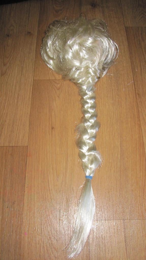 Frozen Elza pruik ., Ophalen of Verzenden, Gebruikt, Meisje