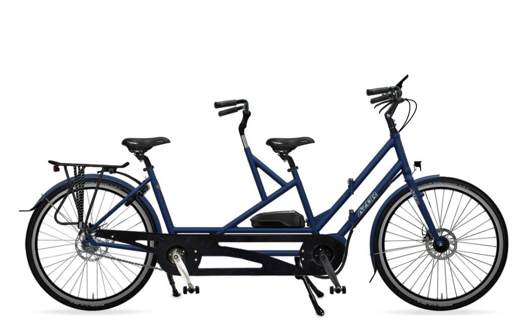 Azor vouwbare tandem midden motor Voorraad meerdere kleuren, Fietsen en Brommers, Fietsen | Tandems, Ophalen of Verzenden, Nieuw