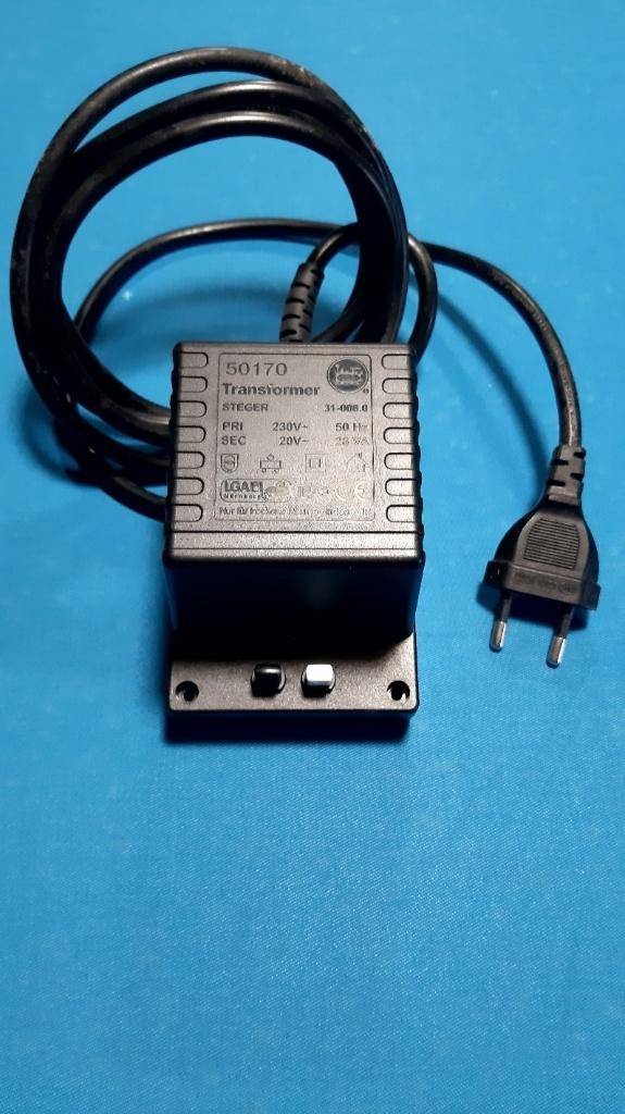 LGB 50170 Trafo & 50175 Regelaar 0-20V 1A, Transformator of Voeding, Gebruikt, Gelijkstroom, Ophalen of Verzenden