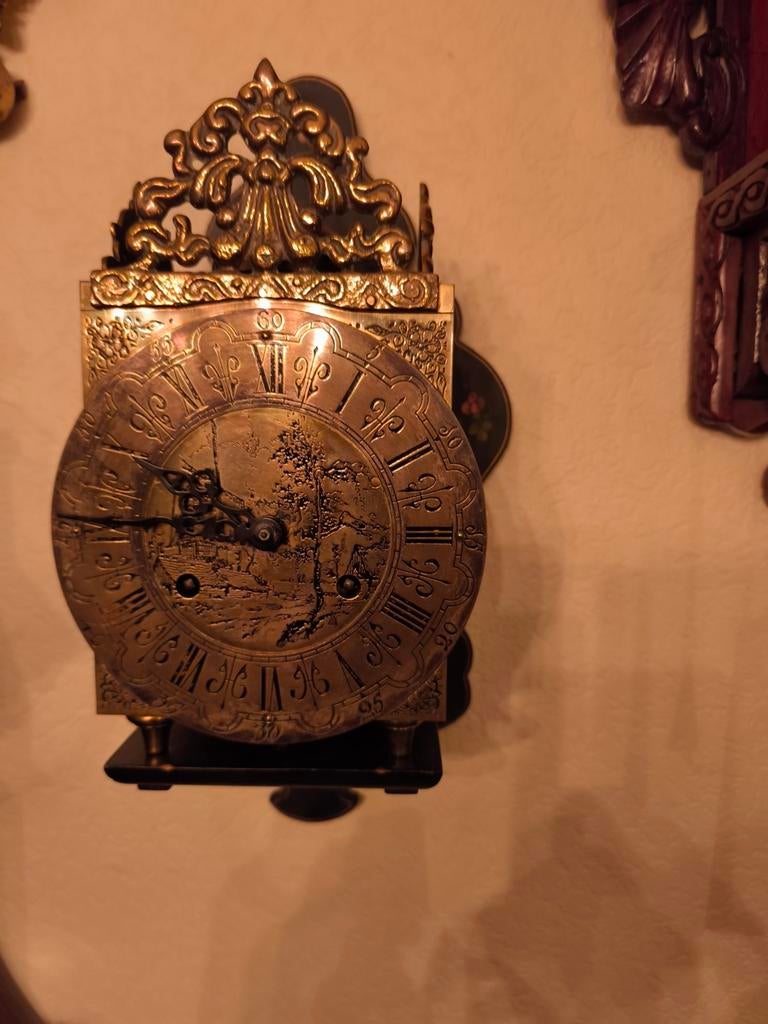 Antiek lantaarn klokje, Ophalen