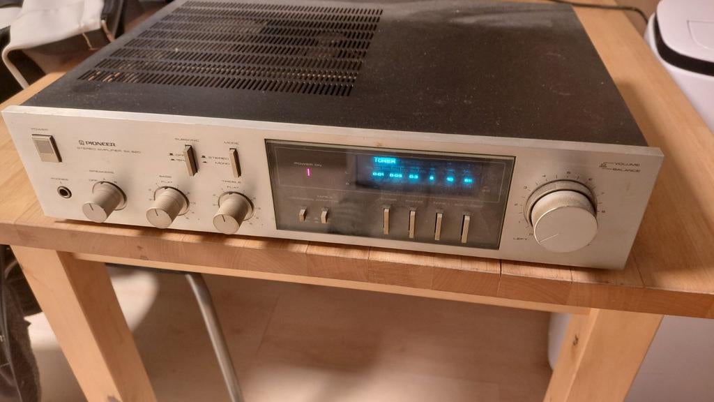 Pioneer sa 620 vintage versterker lees beschrijving., Audio, Tv en Foto, Versterkers en Receivers, Ophalen of Verzenden, Minder dan 60 watt