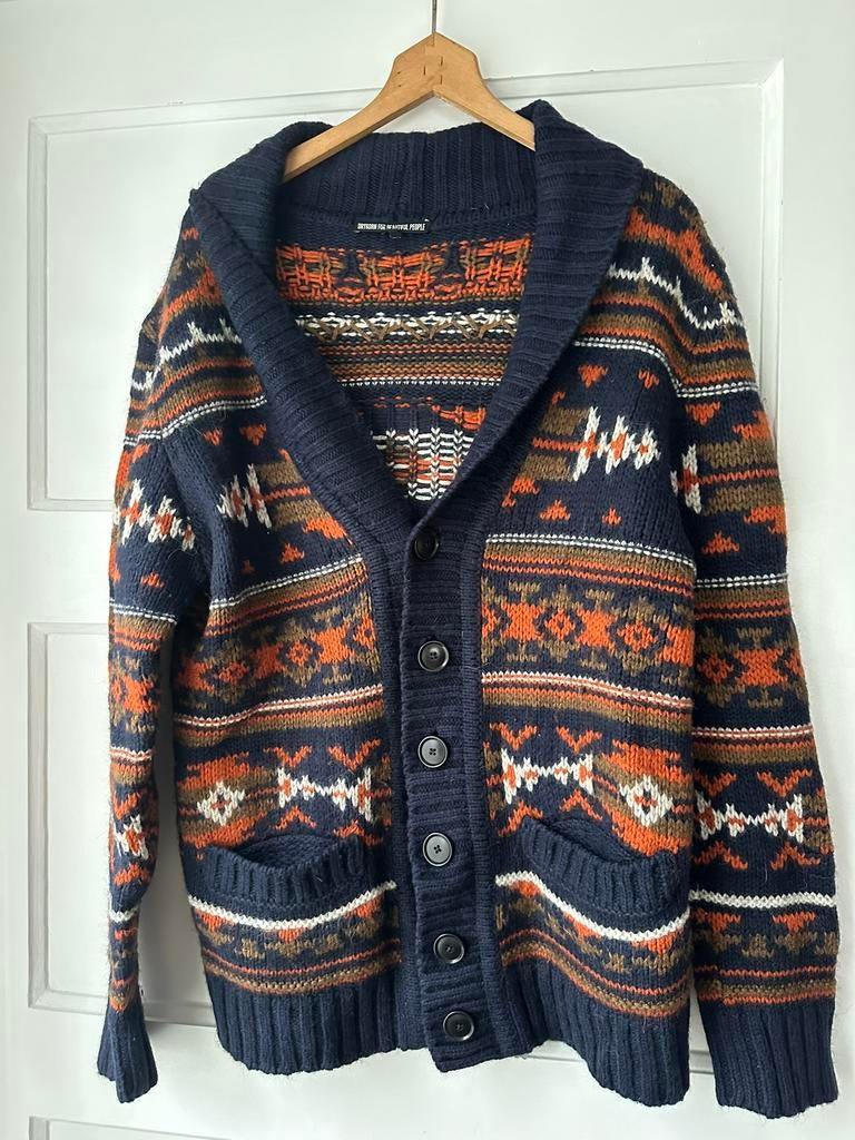 warm winter wollen noors patronen vest Drykorn L 40 42, Ophalen of Verzenden, Zo goed als nieuw
