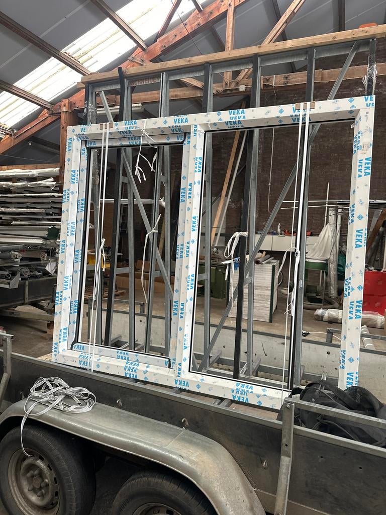 Veka Kunststof Kozijn 1940x1645 - Draaikiep, Doe-het-zelf en Verbouw, Ophalen, Nieuw, Kunststof