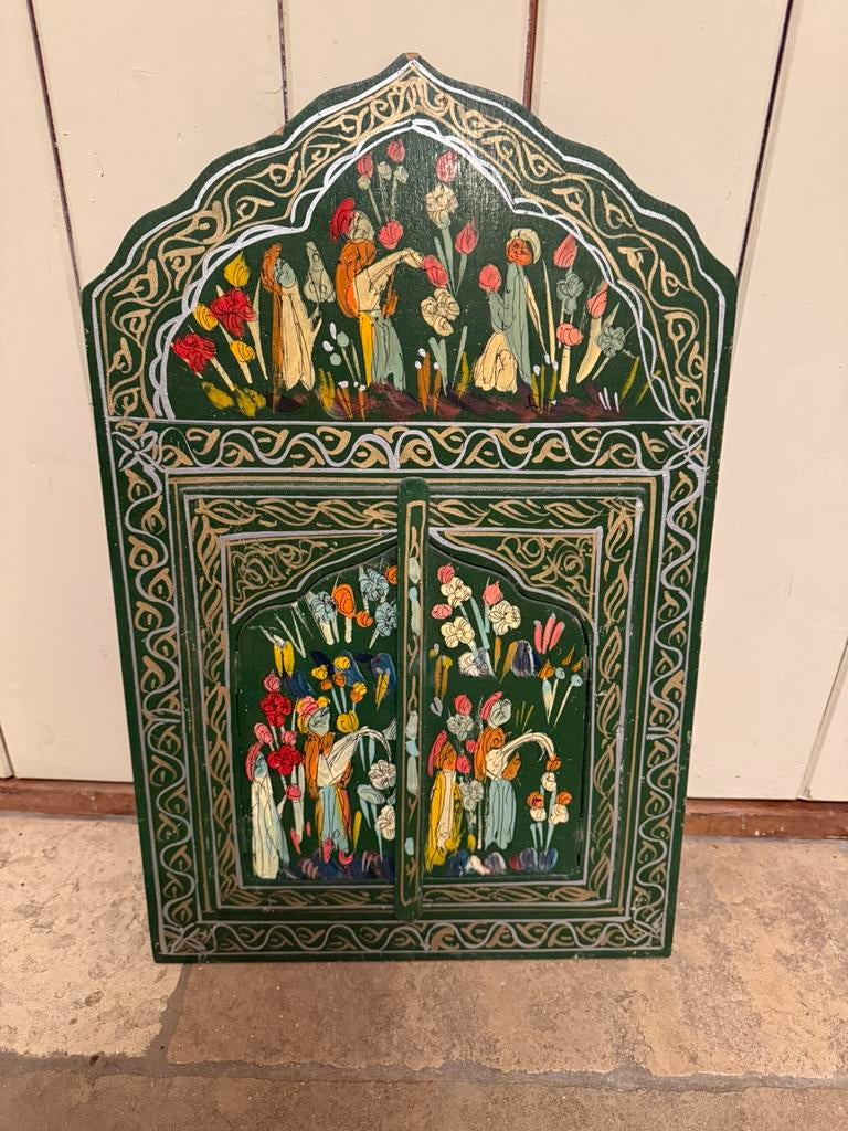 Marokkaans handbeschilderd spiegel handwerk, Ophalen of Verzenden, Nieuw