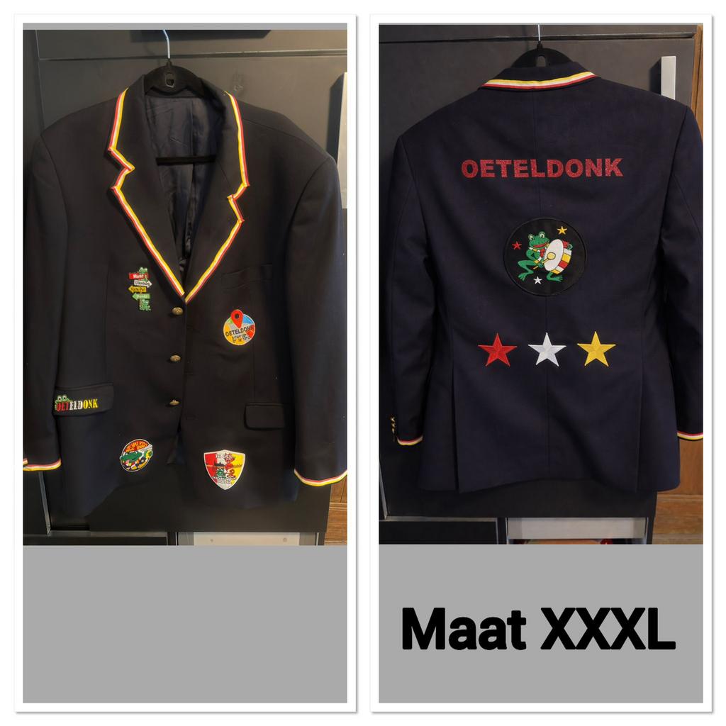 Oeteldonk jasjes blazer colbert voor carnaval in Oeteldonk!, Ophalen of Verzenden, Nieuw, Carnaval