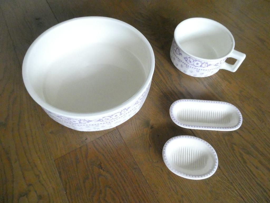 Lampetstel van Villeroy en Boch, 4-delig, Ophalen of Verzenden