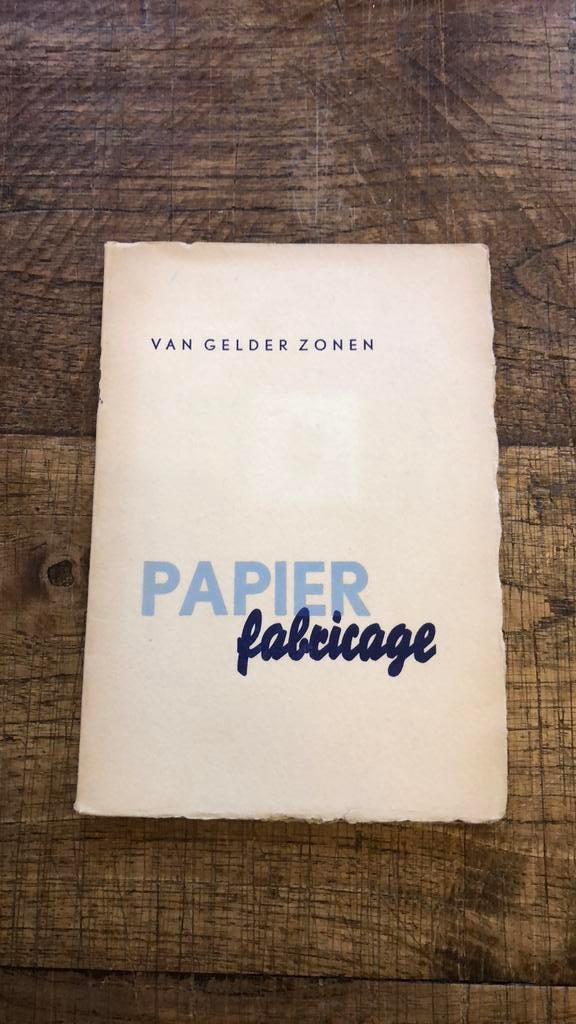 Van gelderen zonen ( papier fabricage ), Ophalen of Verzenden