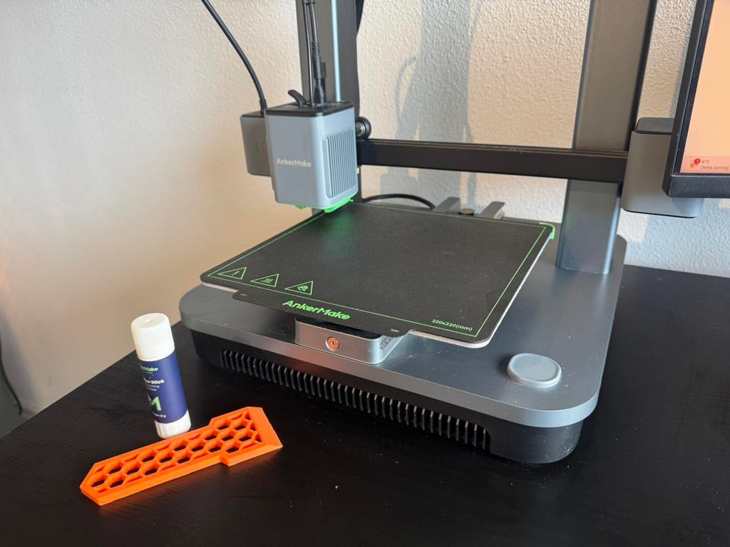 Ankermake M5C 3d printer (<30 keer gebruikt), Computers en Software, 3D Printers, Ophalen, Ingebouwde Wi-Fi, Zo goed als nieuw