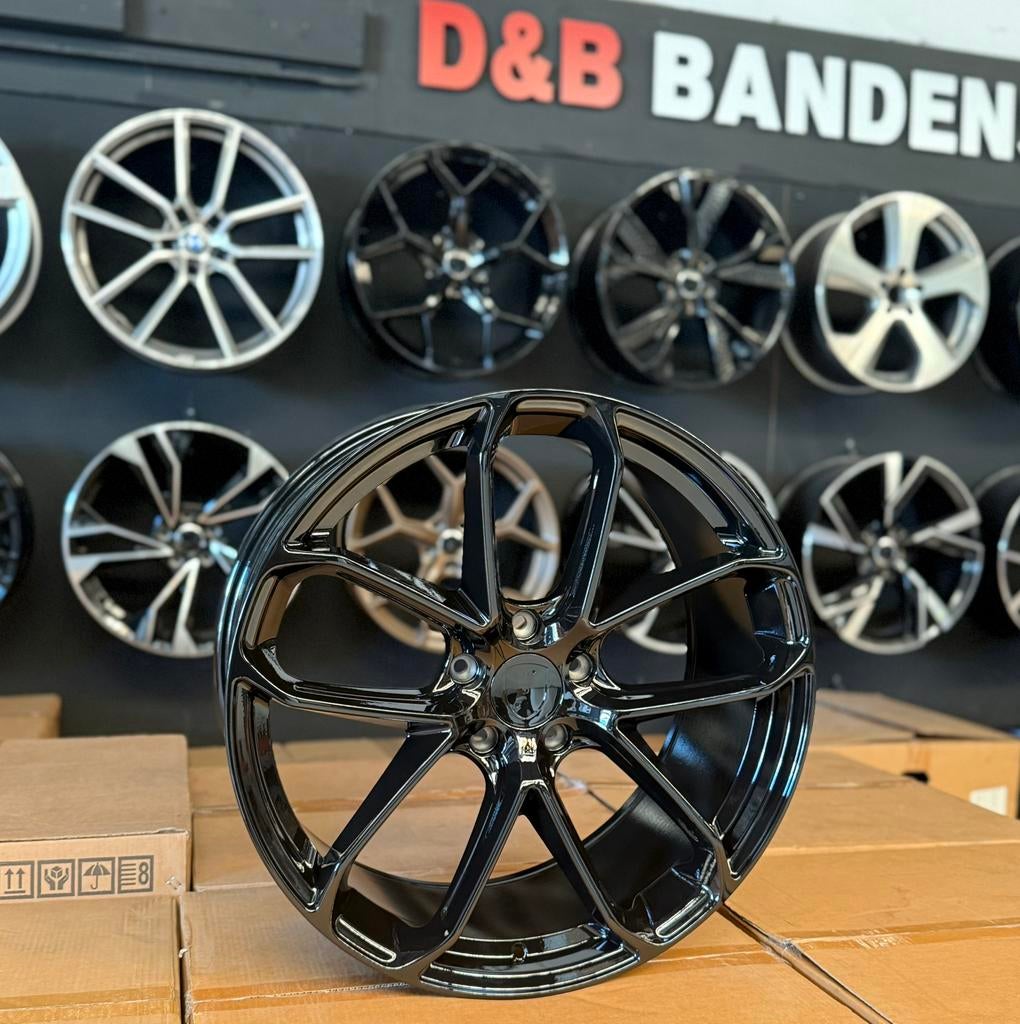 22 inch turbo gt look velgen 5x130 Porsche cayenne coupe, Velg(en), 285 mm, Nieuw, Overige maten