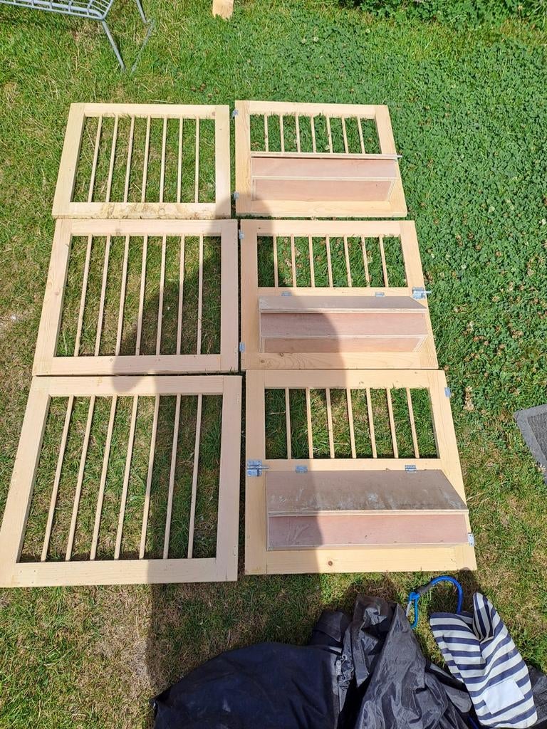 Frontjes voor kweekbakken duiven, 2x 50 cm, Dieren en Toebehoren, Vogels | Duiven, Meerdere dieren, Postduif