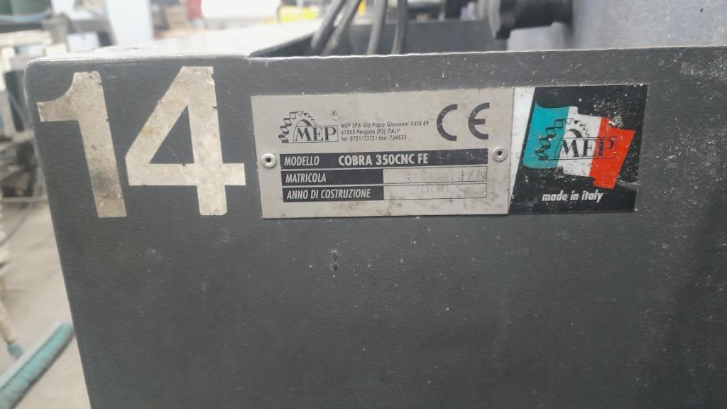 volautomatische  aluminium zaag machine, Ophalen