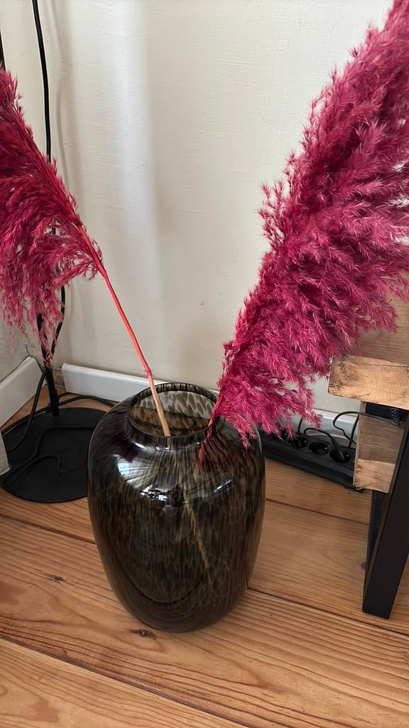 Mooi vaas panterprint, Ophalen of Verzenden, Zo goed als nieuw