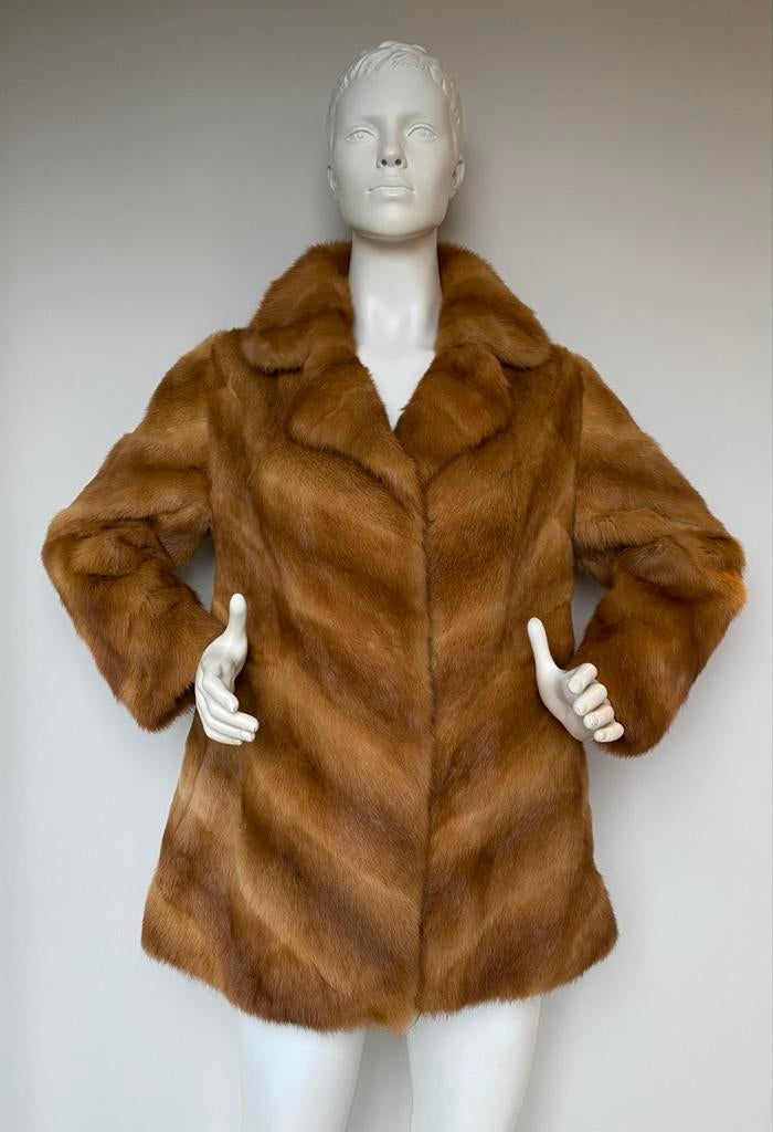 Bontjas lekker warm!, Bruin, Maat 42/44 (L), Ophalen of Verzenden, Onbekend