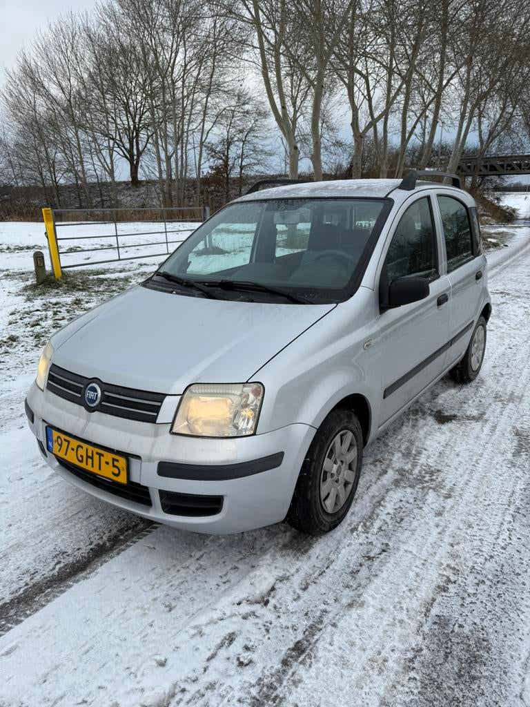 Fiat Panda 1.2 44KW 60PK 2008 Grijs, Auto's, Fiat, Voorwielaandrijving, Origineel Nederlands, Handgeschakeld, Particulier