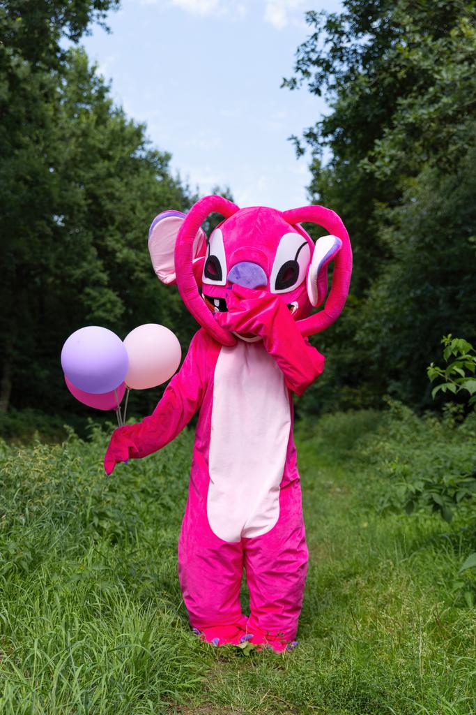 Huur de Angel Stitche -mascotte voor jouw feest!, Ophalen of Verzenden, Nieuw