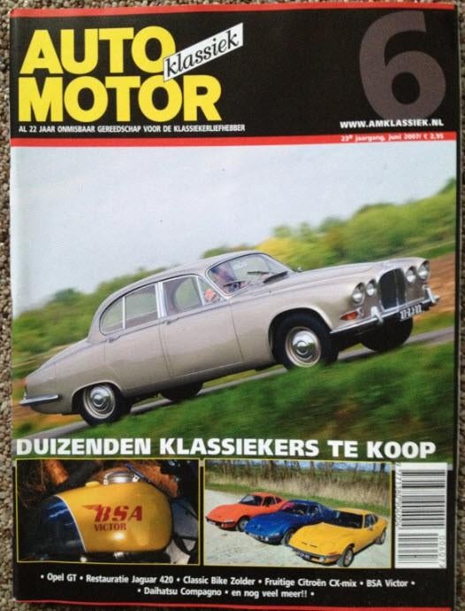 AMK: Opel GT, Citroen CX, BSA Victor, Jaguar 420, Daihatsu, Ophalen of Verzenden, Zo goed als nieuw, Algemeen