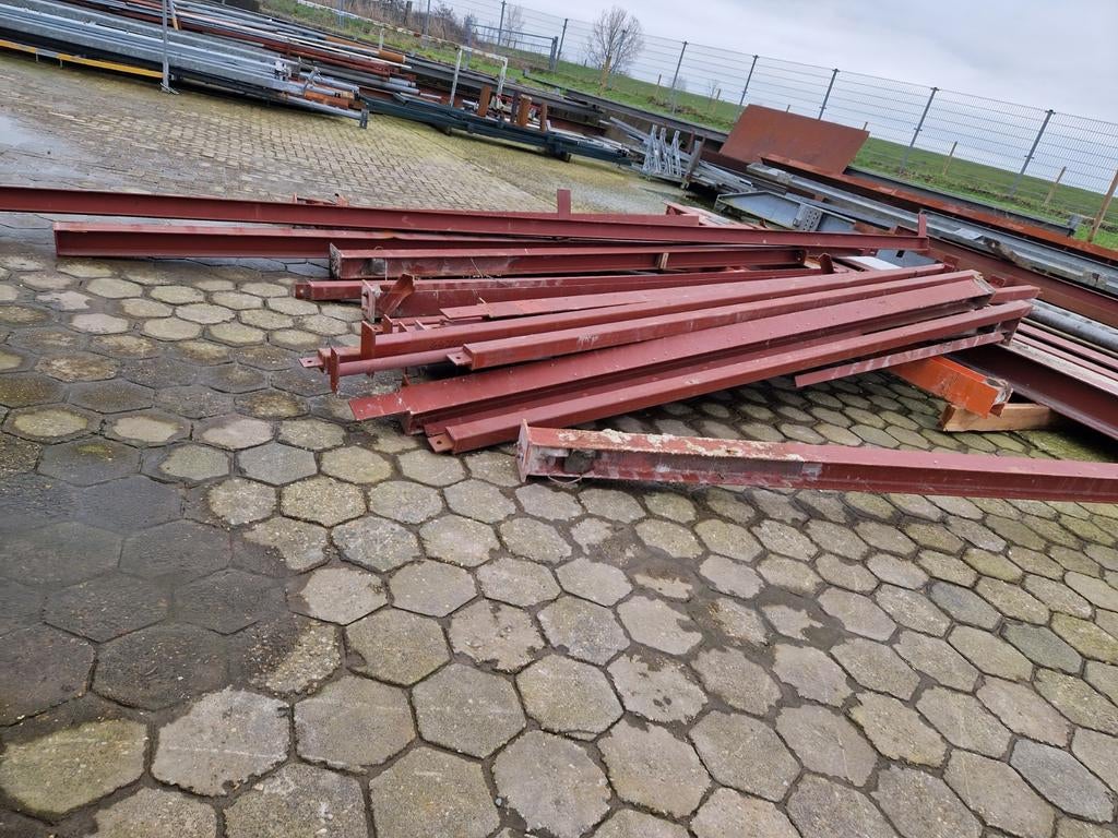 Staalconstructie, balken, panelen, loods, hergebruik, Doe-het-zelf en Verbouw, Overige Doe-het-zelf en Verbouw, Gebruikt, Ophalen