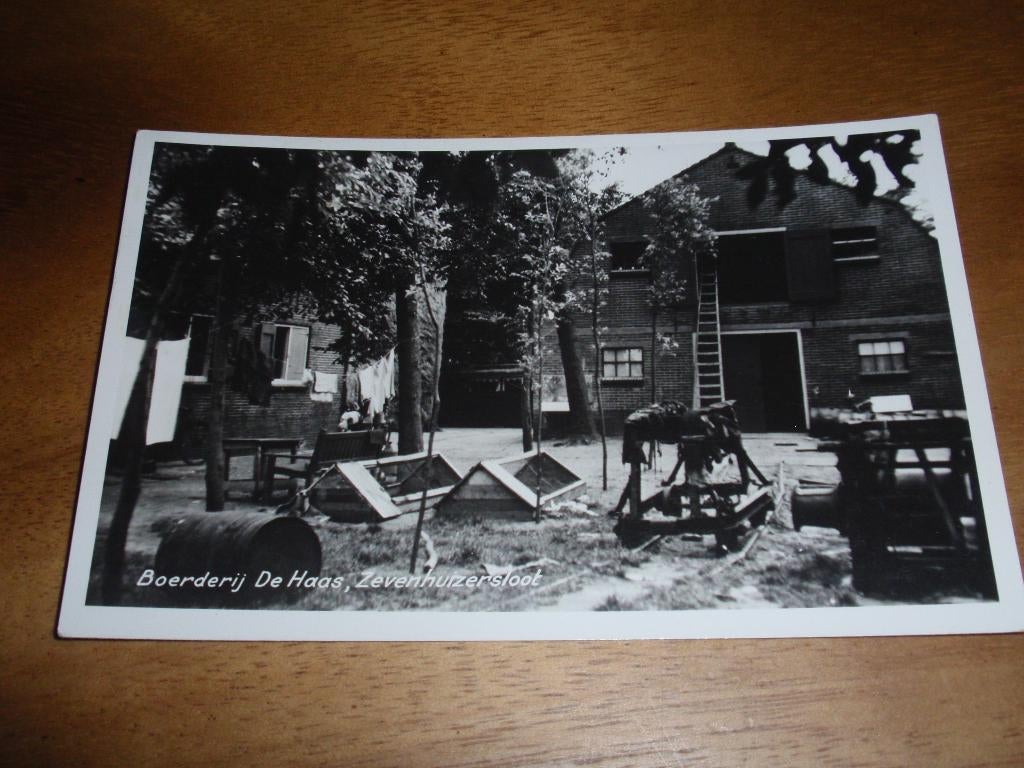 Oud Ade Zevenhuizersloot Boerderij De Haas, Verzenden, 1940 tot 1960, Gelopen, Zuid-Holland