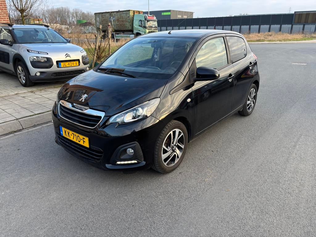 Peugeot 108 1.0 12V E-vti 51KW 5DR 2016 Zwart, Voorwielaandrijving, 4 stoelen, Zwart, Origineel Nederlands