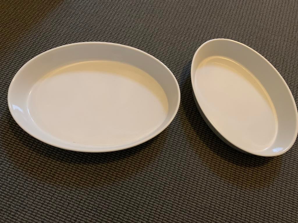 Ovenschaal 2 keer, Ophalen, Gebruikt