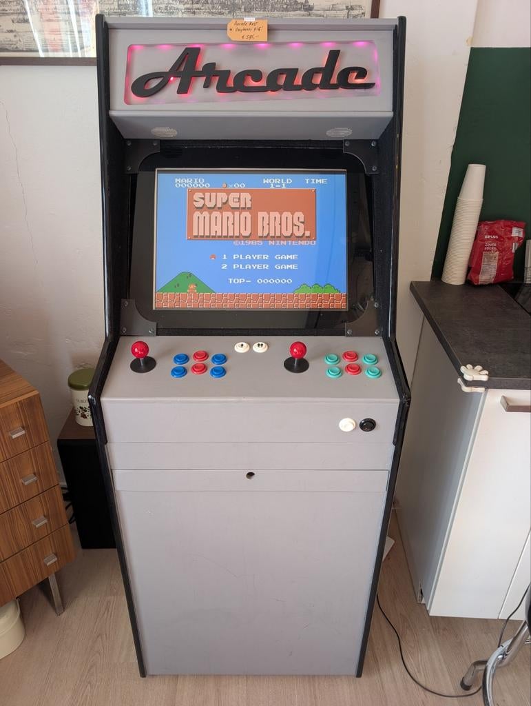Arcade kast met Raspberry pi5 computer. Nes, Sega, Atari enz, Ophalen