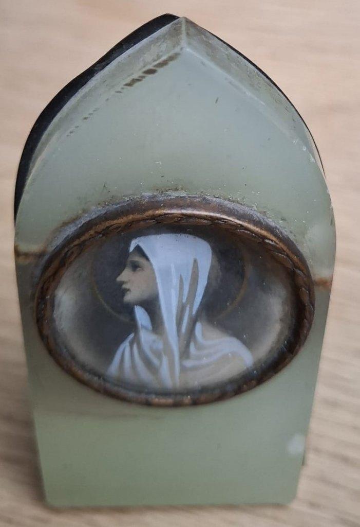 Setje religieuze parafernalia o.a Lourdes, Ophalen of Verzenden