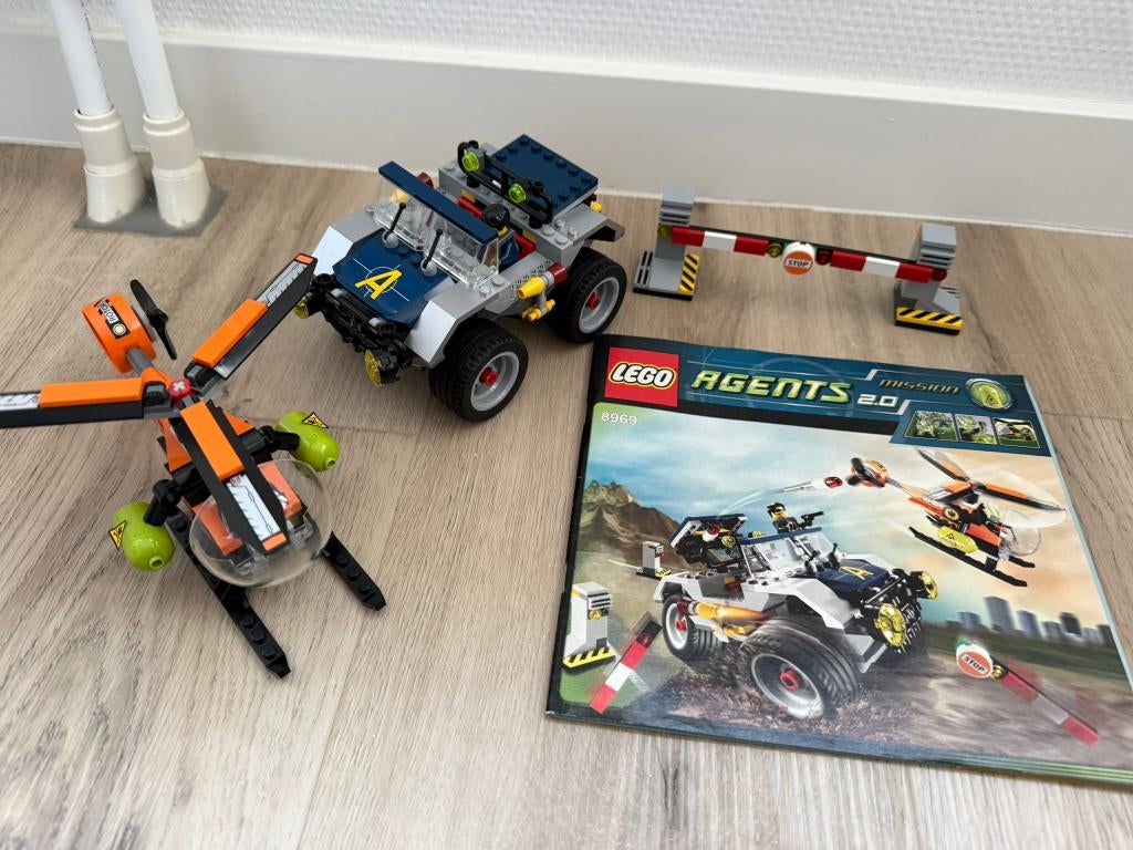 Lego 8969 Agents 4-Wheeling Pursuit, Ophalen of Verzenden, Zo goed als nieuw, Complete set, Lego